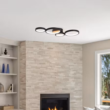 Modern taklampa inkl 3-stegsdimmer - Lynn