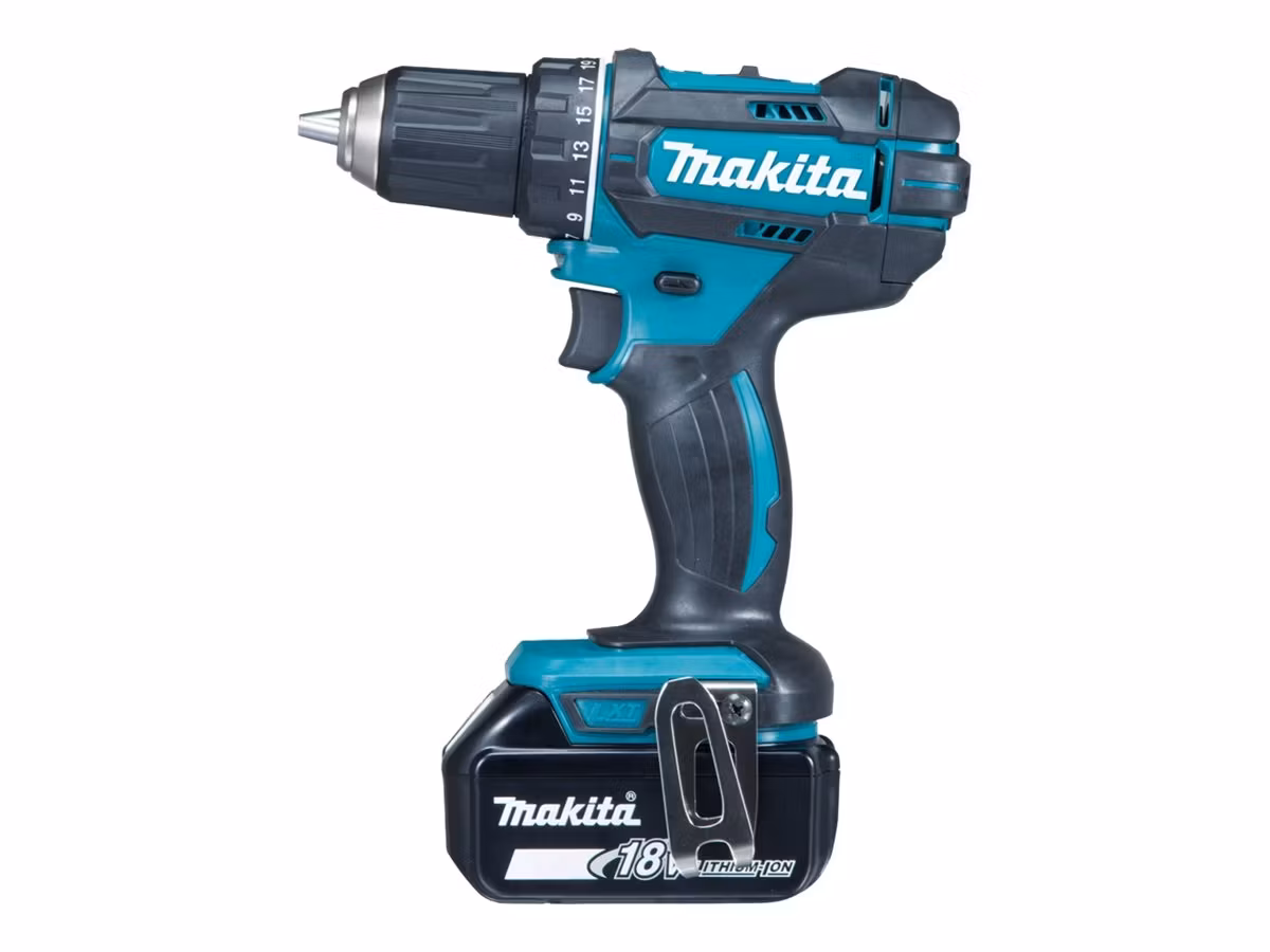 Makita DDF482RFJ Borr/skruvdragare - 2 st batterier ingår