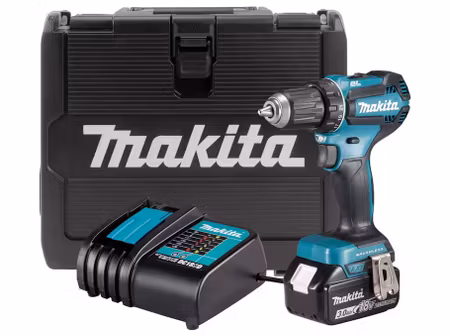 Makita DHP485SF Borrhammare/skruvdragare med 3Ah batteri 18V och laddare