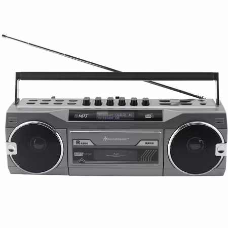 Soundmaster Retro kassettradio med Bluetooth - SRR80TI