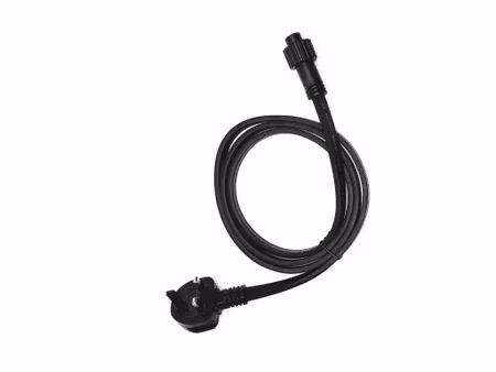 Extra förlängningskabel UK-kontakt för LY Sweden Premium ljusslinga platt kabel 5m