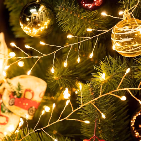 Fyrverkeri-ljusslinga utbyggbar – 5 meter med 500 micro-LED (firecracker-slinga)