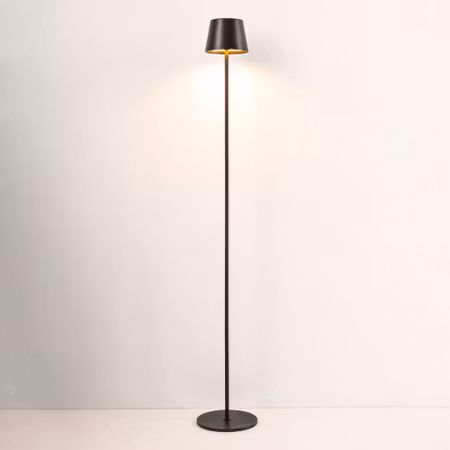 Uppladdningsbar Golvlampa Utomhus Jytte - dimbar - IP54 - svart