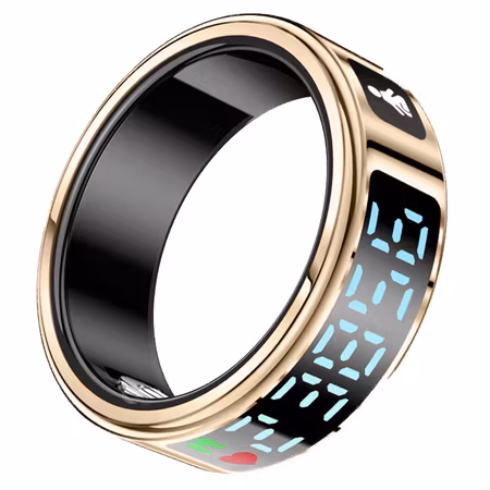 Fitpaddy Fitring Smart Ring med Display - 5 olika storlekar