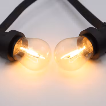 Dimbar Varmvit E27 lampa - 2200K - 1W