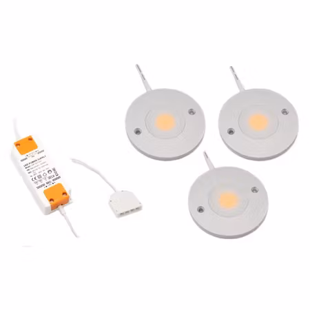 LED skåpbelysning Kaya komplett set med 3 spotlights