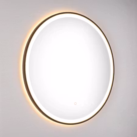 Badrumsspegel Radi 60 cm – dimbar med touchfunktion, färgjusterbar med värme