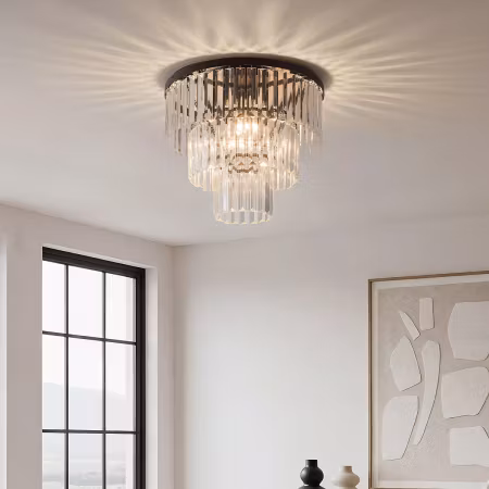 Lyxig taklampa med klart glas - Royce