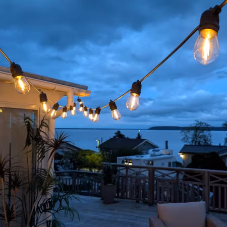 LY Sweden Premium Solcellsslinga - 20-50 meter med utbytbara solcellslampor - inbyggd dimmer och fjärrkontroll