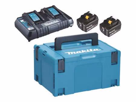 Makita 197629 - 2 batteripaket 2 x BL1850B + DC18RD