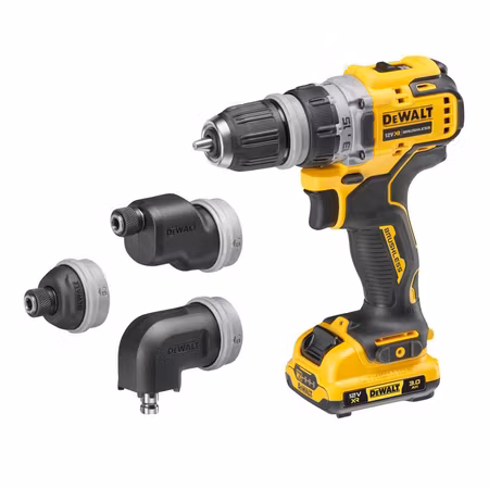 Dewalt DCD703L2T-QW 12V XR Multihuvuddragare