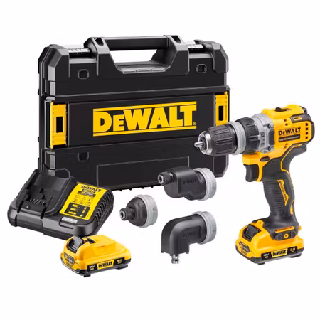 Dewalt DCD703L2T-QW 12V XR Multihuvuddragare