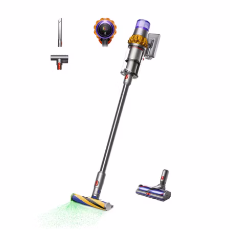 Dyson V15 Detect Absolute – sladdlös dammsugare - rostfritt stål