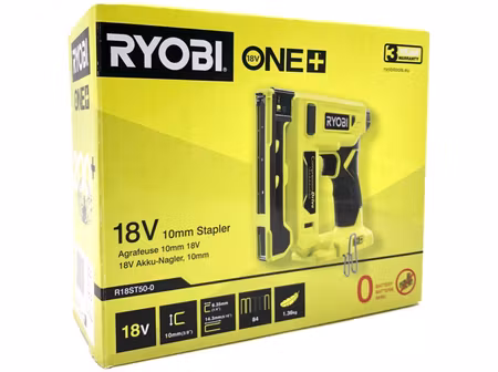 Ryobi R18ST50-0 ONE+ – batteridriven häftpistol 18 V - 6–14 mm