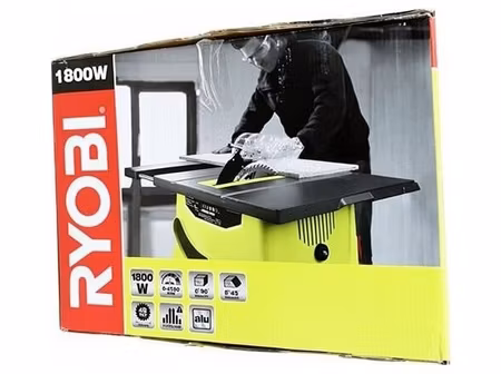 Ryobi RTS1800EF-G – bordssåg 1800 W med hjulförsett stativ