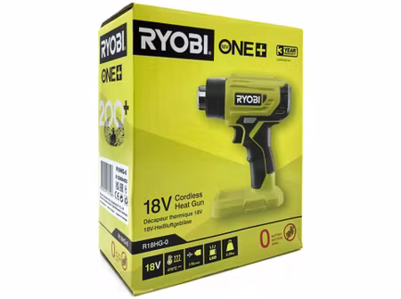 Ryobi R18HG-0 ONE+ – batteridriven varmluftspistol 18 V