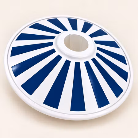 LY Sweden Lampskärm Aluminium Marine Blue Radial – 185 mm