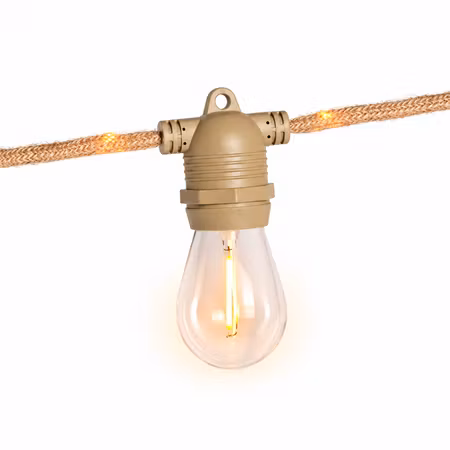 LY Sweden Premium Ljusslinga inomhus i rep 5–10 m med inbyggda LEDs – E27 2200K