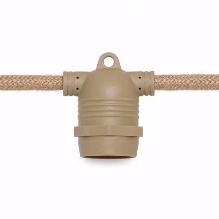 LY Sweden Premium Ljusslinga i rep utomhus 10–20 m – Utbytbara E27 lampor - IP65