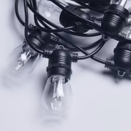 LY Sweden Smart WiFi Ljusslinga utomhus 10m med 20 st RGB E27-lampor - Styrs via Tuya