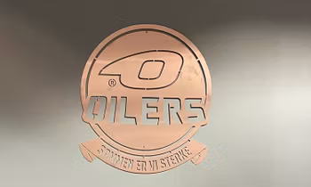 Oilers logo bestilles i Oilers nettbutikk