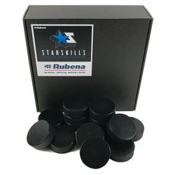 Rubena Official Hockey Puck 50-Pack