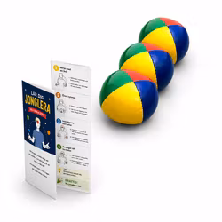JONGLERINGSBOLLAR - 3 ST jonglerings bollar med instruktions blad!