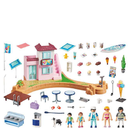 Playmobil Family Fun 70279 Glasscafé vid hamnen
