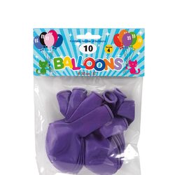 Latexballonger Lila 10pcs
