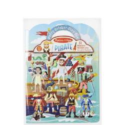 Melissa & Doug Återanvändbara tjocka stickers Pirater