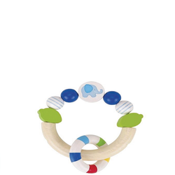 Heimess Half-Circle Elephant Rattle Blue