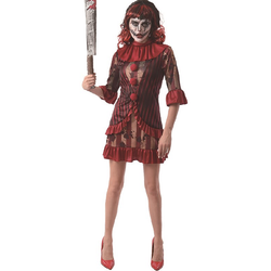 Dräkt Horror Clown Klänning