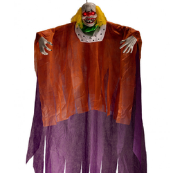 Hängande clown med ljud och ljus