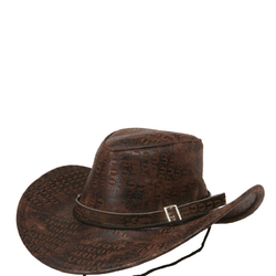 Cowboyhatt Brun