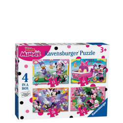 Ravensburger Disney Minnie Superstar Helpers  4-i-1 Pussel