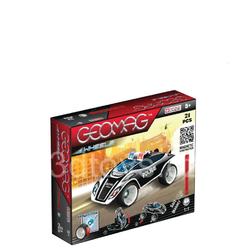 Geomag Wheels Polis Bil