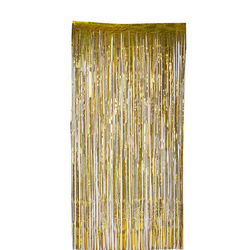 Dörrdraperi Holografiskt Guld Metallic