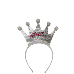 Diadem Happy Birthday med Krona