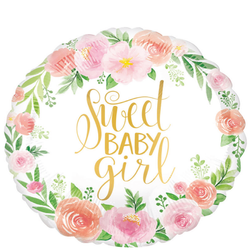 Folieballong Sweet Baby Girl