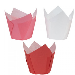 Wilton muffinsformar Pleated Girly, 15 st