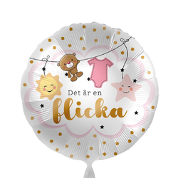 Premioloon Folieballong Det är en Flicka