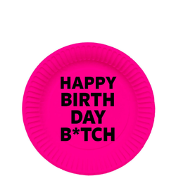 Papperstallrikar Happy Birthday B*tch
