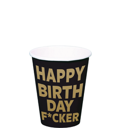 Pappersmuggar Happy Birthday F*cker Svart