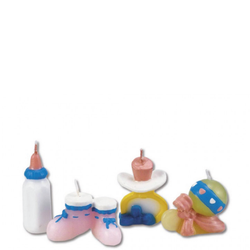 Wilton Baby 4 st tårtljus