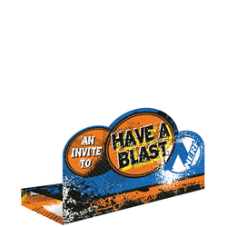 Inbjudningskort Nerf Have A Blast