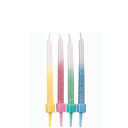 Wilton Födelsedagsljus Soft Shimmer 10 st