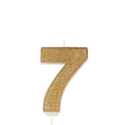 Tårtljus Guld Sparkle 7
