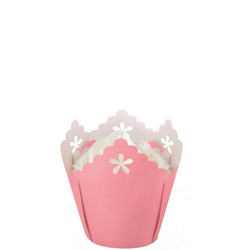 Wilton Muffinsformar Spetsdekoration Rosa 15 st