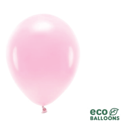 Latexballonger Light Pink 26cm 10st Eko