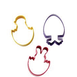 Wilton Funny Eggs 3 st Utstickare